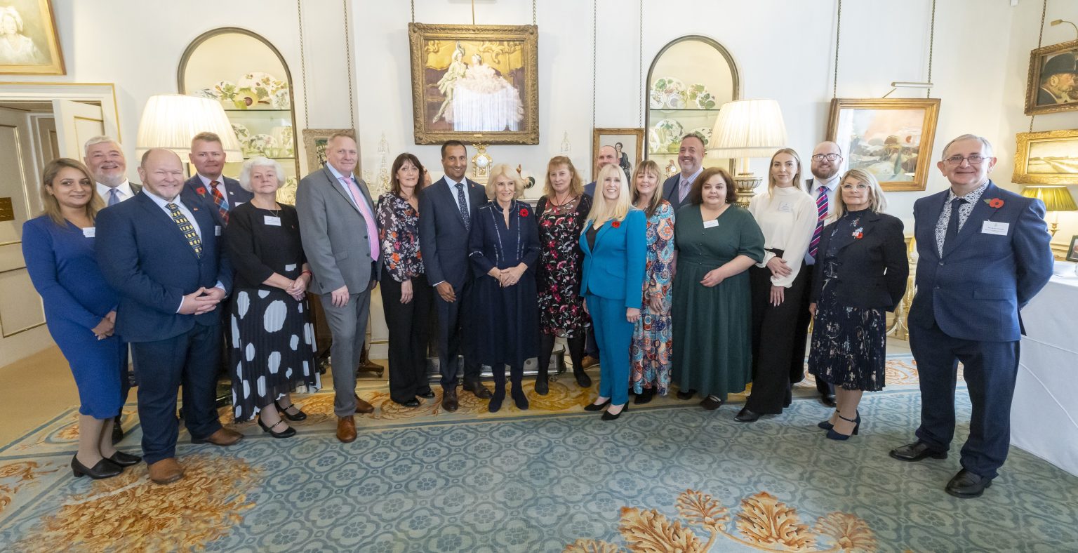 Her Majesty the Queen Marks Meals on Wheels Week With Special Reception at Clarence House