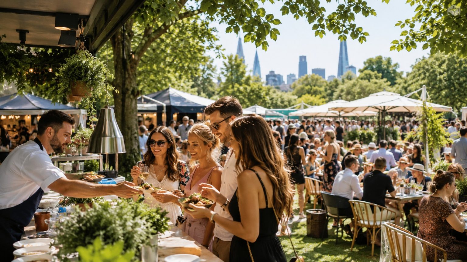 Taste of London 2026 food festival at Regent’s Park with restaurant dishes and summer dining experiences
