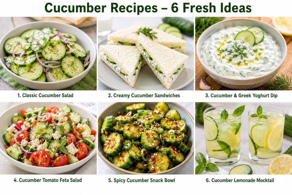 Fresh cucumber recipes