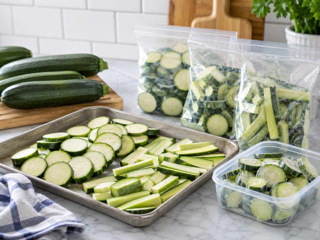 How to Freeze Courgettes Without Them Going Mushy How to freeze courgettes without them going mushy