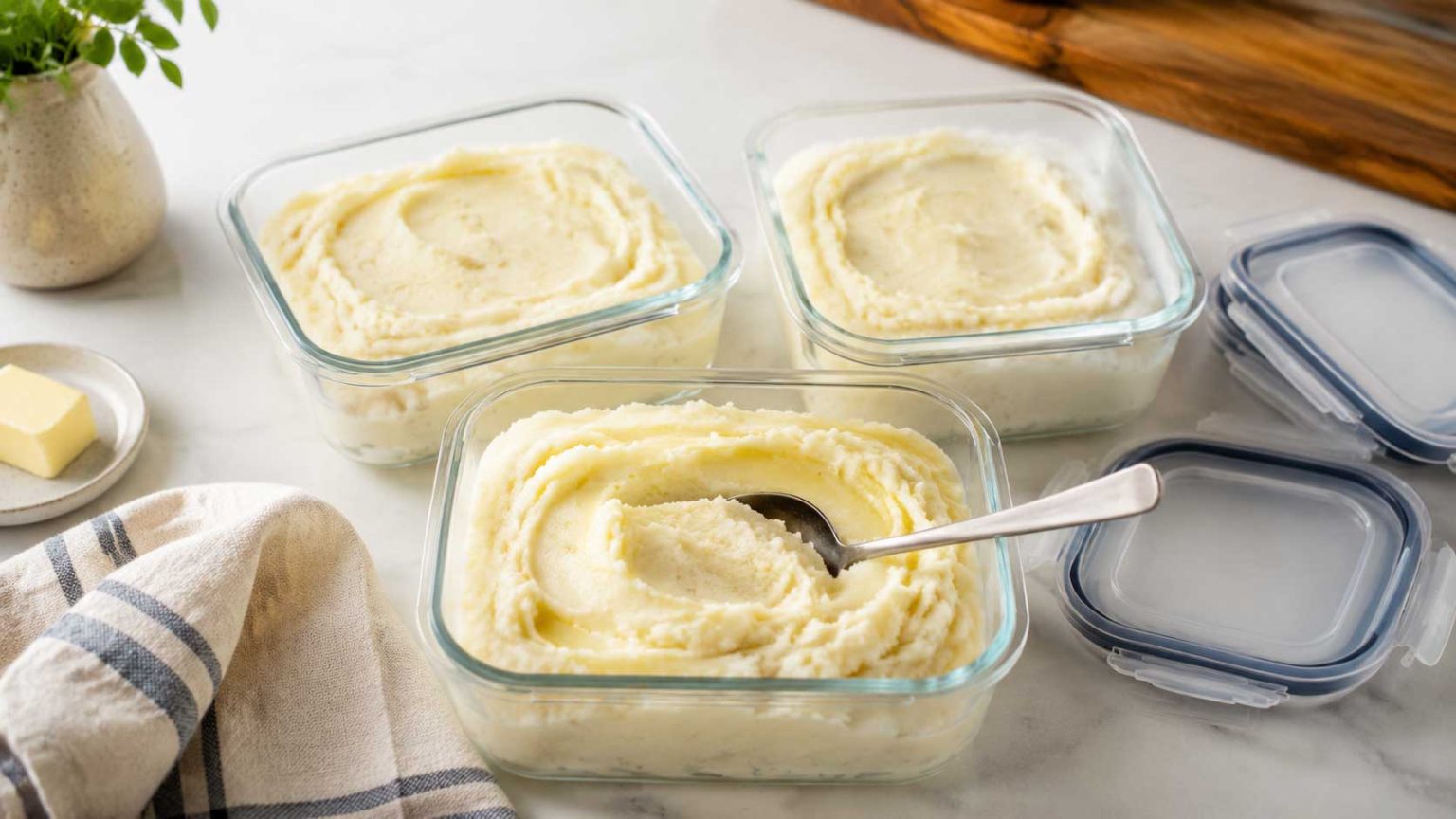 Can You Freeze Mashed Potatoes? Best Storage and Reheating Guide Can you freeze mashed potatoes? Portioned mash in freezer containers