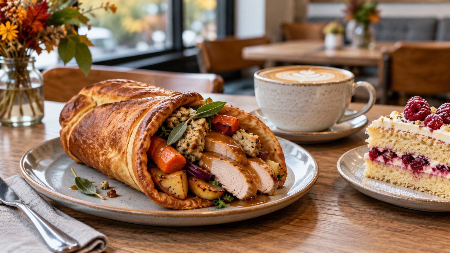 M&S Café Autumn Menu 2026: Yorkshire Pudding Wraps Return M&S Café autumn menu with Yorkshire pudding wrap and seasonal hot drink